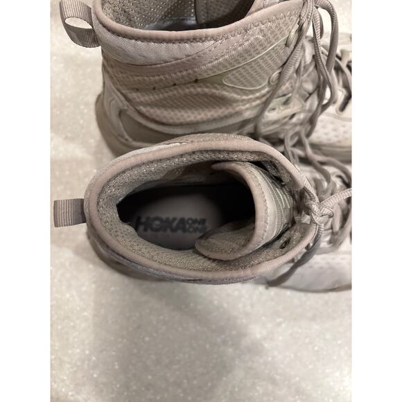 Hoka One One Tor Ultra Hiking Boots Men's Size 12 Tan Gore Tex Outdoor Adventure - Picture 7 of 11